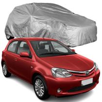 Capa Impermeável Para Cobrir Carro Toyota Etios Hatch com Forro Central