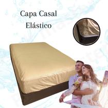 Capa Impermeável para colchão CASAL Hospitalar Antialérgica Protetora para Cama Não Vaza