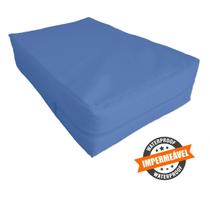 Capa Impermeável para colchão de casal em napa hospitalar Azul Capa Impermeável para colchão de casal em napa hospitalar Azul