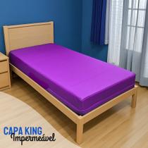 Capa Impermeável para Colchão LILAS - Casal KING