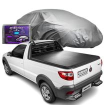 Capa Impermeável Para Fiat Strada Cabine Simples Com Forro Central Capa Impermeável Para Fiat Strada Cabine Simples Com Forro Central