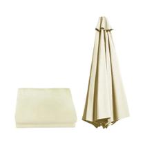 Capa Impermeável Para Guarda-Sol De Pátio Externo Com 6/8 Varetas, Substituição Para Sombrinha De