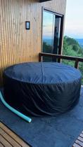 Capa Impermeável Para Jacuzzi/Spa Redonda 196Cmx71Cm Capa Impermeável Para Jacuzzi/Spa Redonda 196Cmx71Cm