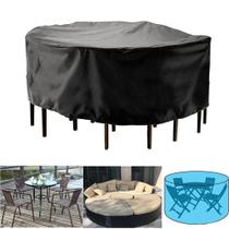 Capa Impermeável Para Mesa Redonda 142X68Cm Bagun Capa Impermeável Para Mesa Redonda 142X68Cm Bagun