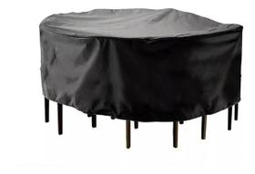 Capa Impermeável Para Mesa Redonda 200x15cm Bagun