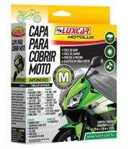 Capa impermeável para moto tamanho m luxcar