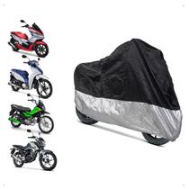 Capa Impermeável para Moto Universal, Resistente e Durável, Proteção Contra Chuva, Sol e Poeira, Material de Alta Qualidade, Tamanho Ajustável