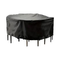 Capa Impermeável Para Móveis De Jardim Externo 210D Oxford Para Conjunto De Mesa Redonda E Cadeiras, Capa Impermeável Para Móveis De Jardim Externo 210D Oxford Para Conjunto De Mesa Redonda E Cadeiras,