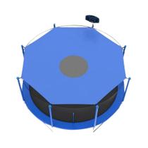 Capa Impermeável Para Trampolim Com Proteção Solar 6/8/10 Pés Cobertura Para Área Externa E Quintal