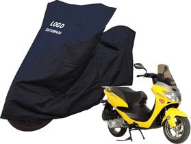 Capa Impermeável Protege Contra Sol Chuva Moto Dafra Laser