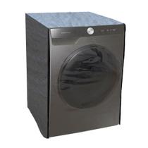 Capa Impermeavel Protetora Maquina Lava e Seca Samsung 11 Kg Ziper Com Frente Transparente Grafite Capa Impermeavel Protetora Maquina Lava e Seca Samsung 11 Kg Ziper Com Frente Transparente Grafite