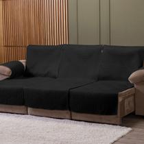 Capa Impermeável Protetora Para Sofá-cama Retrátil e Reclinável 2,40 Metros 3 Lugares de 80cm Cada