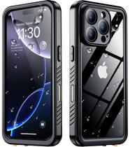 Capa Impermeável SPIDERCASE para iPhone 16 Pro - Preta