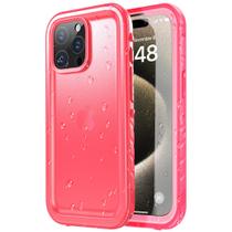 Capa impermeável SPORTLINK para iPhone 15 Pro Max rosa 6,7"
