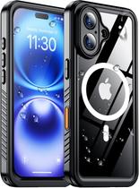 Capa Impermeável Temdan para iPhone 16 (6.1") - Preta