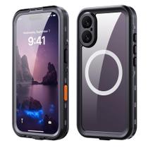 Capa impermeável YIXXI para iPhone 17 Pro com protetor de tela