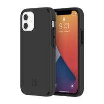 Capa Incipio Duo para iPhone 12 Mini, preta, 3,5 m de altura Capa Incipio Duo para iPhone 12 Mini, preta, 3,5 m de altura