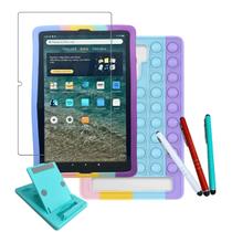 Capa Infantil Emborrachada p/ Tablet Amazon Fire HD 10 + Película Capa Infantil Emborrachada p/ Tablet Amazon Fire HD 10 + Película