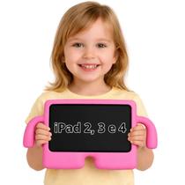 Capa Infantil Mãozinhas Compatível com iPad 2, 3 e 4 9.7" Polegadas em EVA com Suporte Capa Infantil Mãozinhas Compatível com iPad 2, 3 e 4 9.7" Polegadas em EVA com Suporte