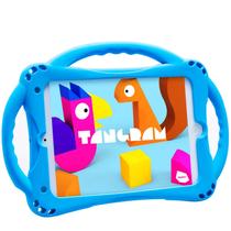 Capa infantil para iPad Mini TopesCT de silicone com alça e alça azul Capa infantil para iPad Mini TopesCT de silicone com alça e alça azul