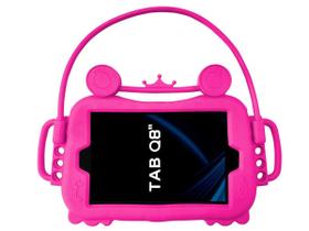 Capa Infantil Para Positivo Tab Q8 T800 Anti Impacto - Pink - Strong Line