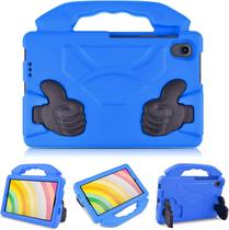 Capa infantil para Samsung Galaxy Tab A 8,4" 2020 (SM-T307/T307U) com suporte dobrável, capa protetora leve de EVA à prova de choque para Galaxy Tab A 8,4 polegadas, azul