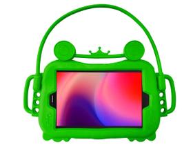 Capa Infantil Para Tablet Multilaser M8 Tela 8 Polegadas Suporte Veicular Anti Impacto Silicone