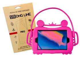 Capa Infantil Tab A 8 P200 P205 Veicular Pelicula Top - Pink