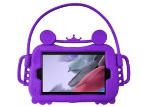 Capa Infantil Tab A7 Lite Suporte Veicular Antiqueda - Roxa