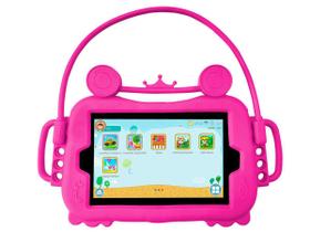 Capa Infantil Tablet 8 Polegadas Suporte Carro Macia Rosa