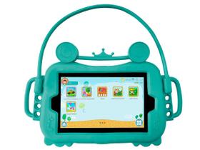 Capa Infantil Tablet 8 Polegadas Suporte Carro Macia Verde