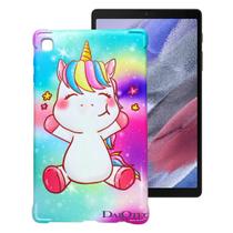 Capa infantil Unicórnio p/ tablet Galax Samsung A7 Lite T220/T225 8.7