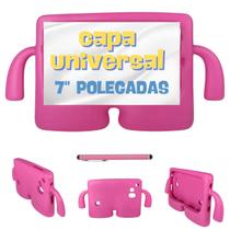 Capa Infantil Universal Para Tablet 7" Pol + Caneta Touch