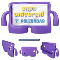 Capa Infantil Universal Para Tablet 7" Pol + Caneta Touch