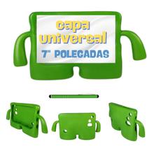 Capa Infantil Universal Para Tablet 7" Pol + Caneta Touch