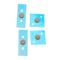 Capa inferior de laptop Feet Syrisora para Surface 3 4 5 (ouro rosa)