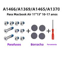 Capa Inferior Para Macbook Air 11 13, Tampa Traseira Com Pés De Borracha E Ferramenta De Parafuso