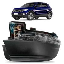 Capa Inferior Retrovisor T-cross 2019 2020 Com Pisca Sem Luz