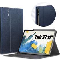 Capa INFiLAND Classic Séries Tab S7 11 pol 2020 SM-T870 e SM-T875 c/ Suporte S pen e função Wake Sleep