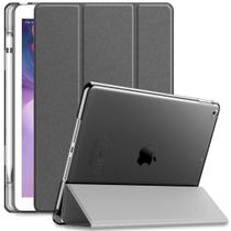 Capa INFiLAND Transparente Séries iPad 7 10.2 Pol (2019) A2197 A2200 c/ Função Wake Sleep e Suporte Caneta