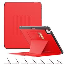 Capa inteligente BLOSOMEET para iPad Air 13" M3 2025 M2 2024 vermelha