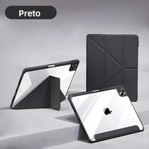 Capa Inteligente De Acrílico Com Suporte Para Caneta Para iPad 11 13 Polegadas 2024 Air M2 pro Mini