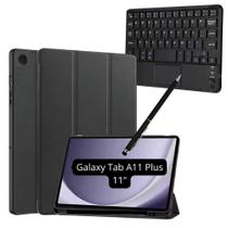 Capa Inteligente P/ Tablet Samsung A11 11' + Teclado Touch Pad + Caneta