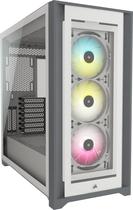 Capa inteligente para PC Corsair iCUE 5000X RGB Mid-Tower ATX - branca