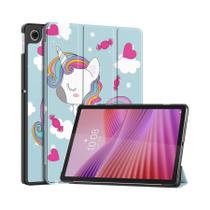 Capa Inteligente Para Tablet Lenovo Tab 2025 TB-311FU De 10,1 Polegadas Com Suporte Dobrável E