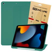 Capa Ipad 9 9 Geração 2021 Case Capinha Smart Suporte Pencil Magnética Premium + Pelicula de Vidro