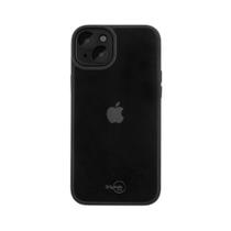 Capa iPhone 15 com Proteção de Câmera, Linha Noronha, Preto - ORIGINAIS IPLACE