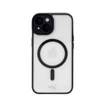 Capa iPhone 15 Originais iPlace, Poli com Proteção de Câmera e Indução, Preta