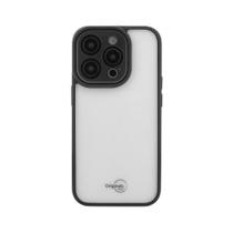Capa iPhone 15 Pro com Proteção de Câmera, Linha Noronha, iPlace, Preto - ORIGINAIS IPLACE