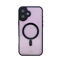 Capa iPhone 16 Originais iPlace, Poli com Proteção de Câmera e Indução, Preta